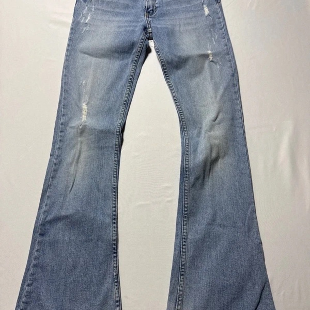 Abercrombie & Fitch Light Blue Flare Jeans